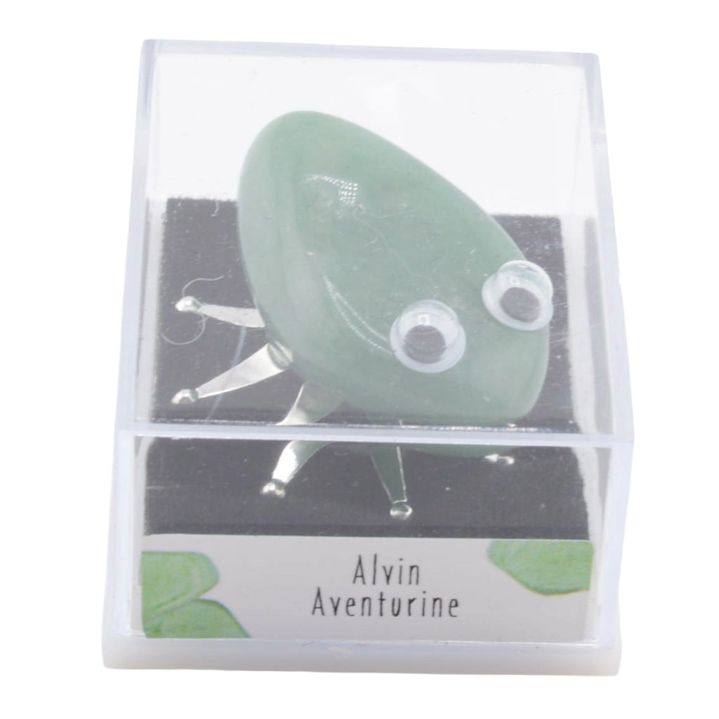 Gem Bug Tumble Stone Fun Creature in Display Case